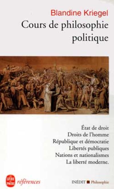 Cours de philosophie politique