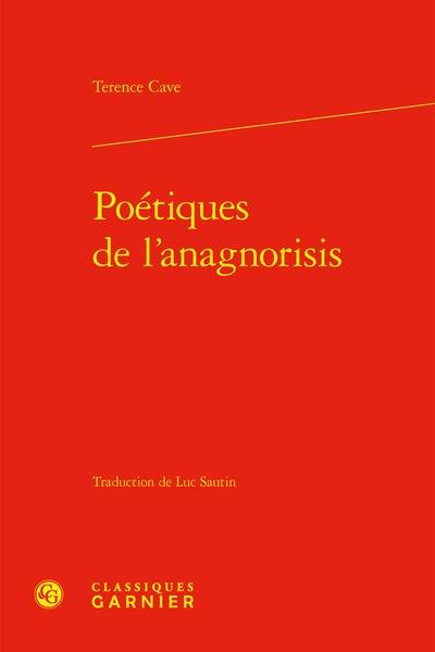 Poétiques de l'anagnorisis