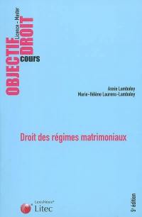 Droit des régimes matrimoniaux