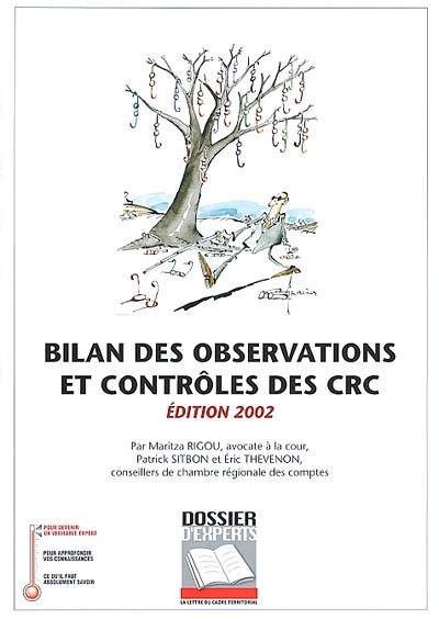 Bilan des observations et contrôles des chambres régionales des comptes : édition 2002