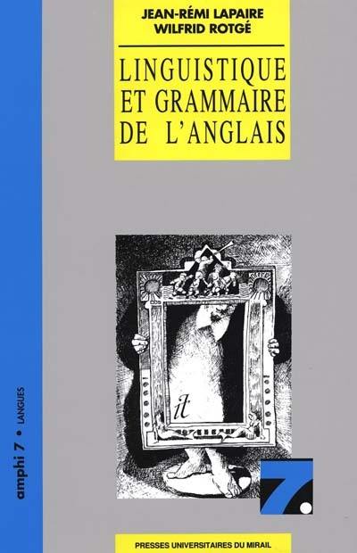 Linguistique et grammaire de l'anglais