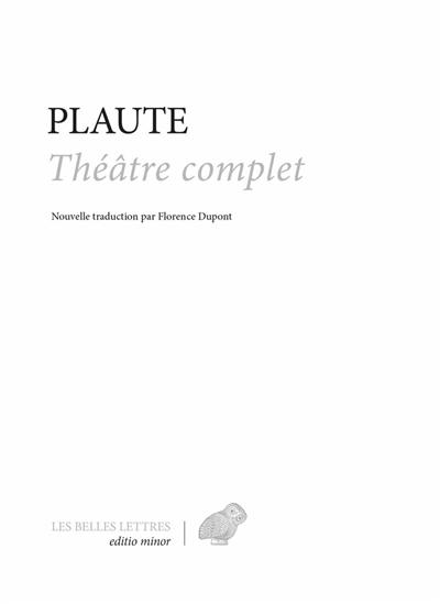 Théâtre complet