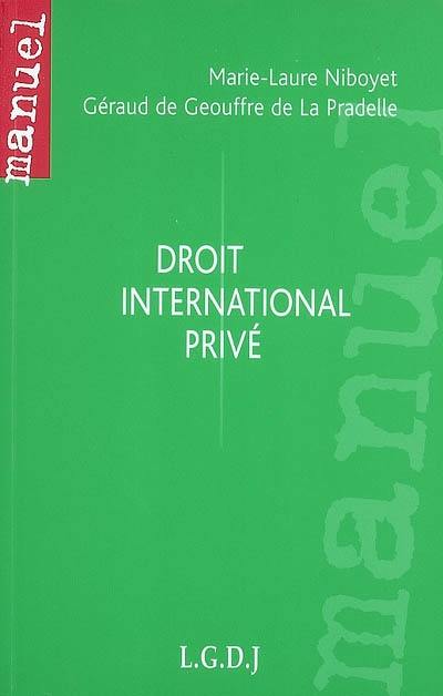 Droit international privé