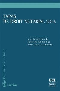 Tapas de droit notarial 2016