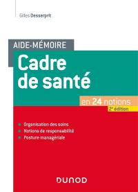 Cadre de santé : en 24 notions