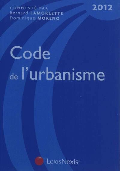 Code de l'urbanisme 2012