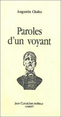 Paroles d'un voyant