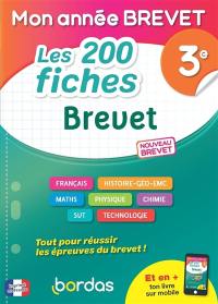 Les 200 fiches brevet 3e