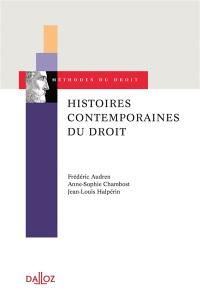 Histoires contemporaines du droit