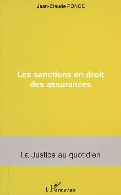 Les sanctions en droit des assurances