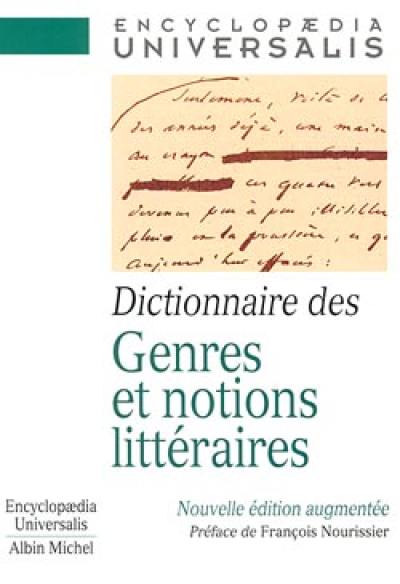 Dictionnaire des genres et notions littéraires