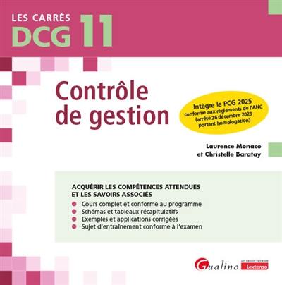 Contrôle de gestion : DCG 11