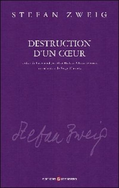 Destruction d'un coeur. La gouvernante. Le jeu dangereux