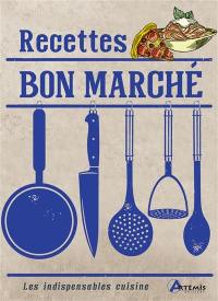 Recettes bon marché