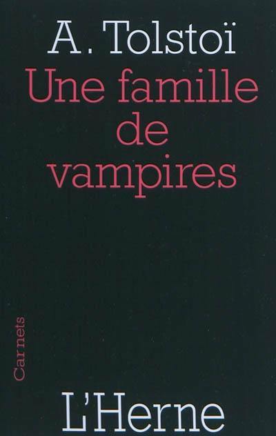 Une famille de vampires