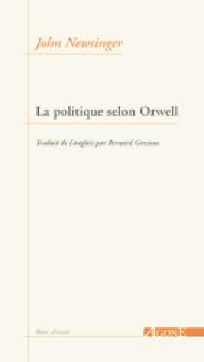 La politique selon Orwell