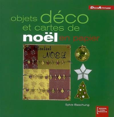 Objets déco et cartes de Noël en papier