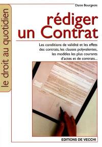 Rédiger un contrat