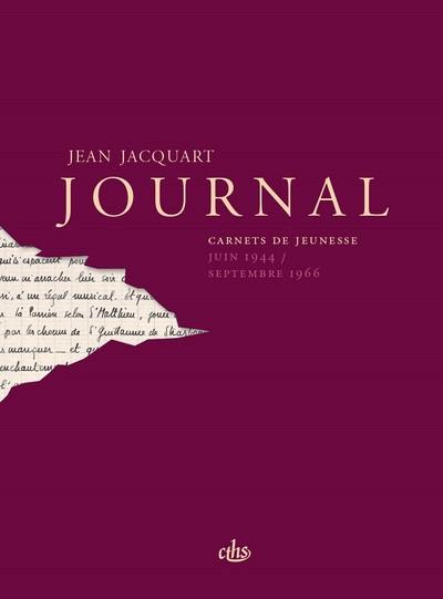 Journal : carnets de jeunesse : juin 1944-septembre 1966