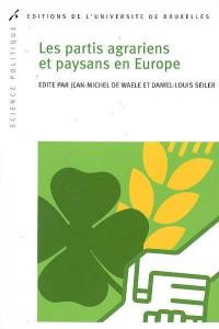 Les partis agrariens et paysans en Europe