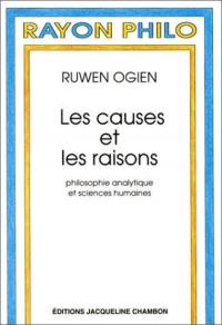 Les causes et les raisons : philosophie analytique et sciences humaines