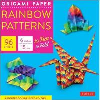 Origami Paper Rainbow Patterns 6"