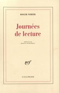 Journées de lecture. Vol. 1