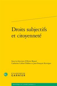 Droits subjectifs et citoyenneté