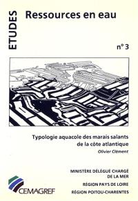 Typologie aquacole des marais salants de la côte atlantique