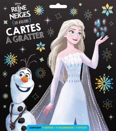 La reine des neiges : cartes à gratter