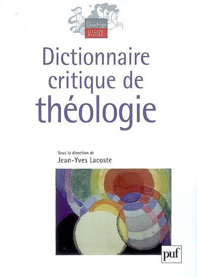 Dictionnaire critique de théologie