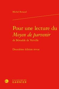 Pour une lecture du Moyen de parvenir de Béroalde de Verville