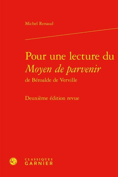 Pour une lecture du Moyen de parvenir de Béroalde de Verville