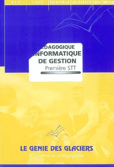 Informatique de gestion, 1re STT : guide pédagogique