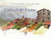 Carnet de Corse en aquarelles