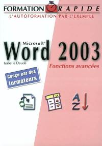 Word 2003 : fonctions avancées