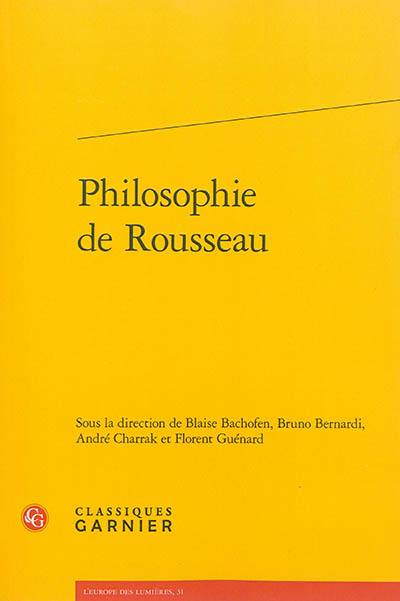 Philosophie de Rousseau