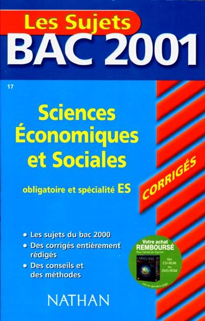 Sciences économiques et sociales ES