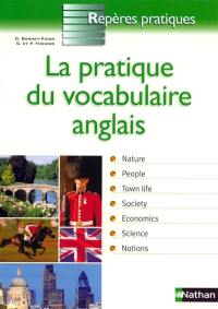 La pratique du vocabulaire anglais