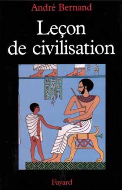 Leçons de civilisation