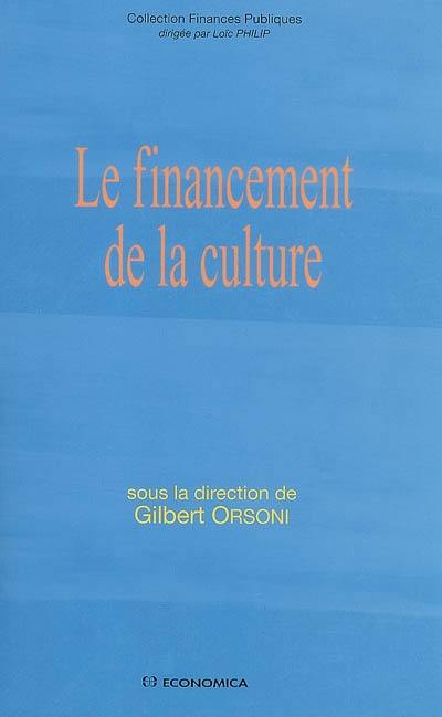 Le financement de la culture