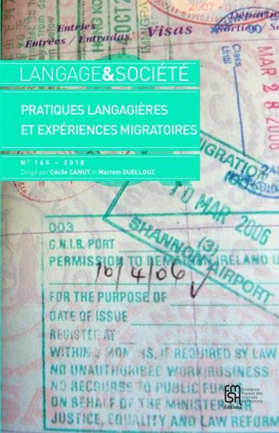 Langage et société, n° 165. Pratiques langagières et expériences migratoires