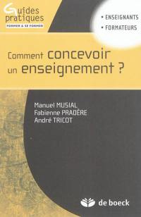 Comment concevoir un enseignement ?