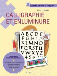 Calligraphie et enluminure : apprendre à dessiner pas à pas : calligraphier dans différents styles, créer une composition, apprendre à enluminer, orner des lettres