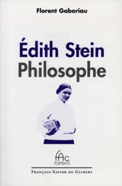 Edith Stein, philosophe