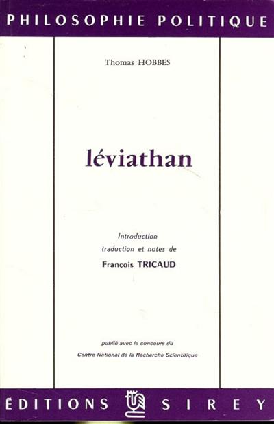 Léviathan : traité de la matière, de la forme et du pouvoir de la république ecclésiastique et civile