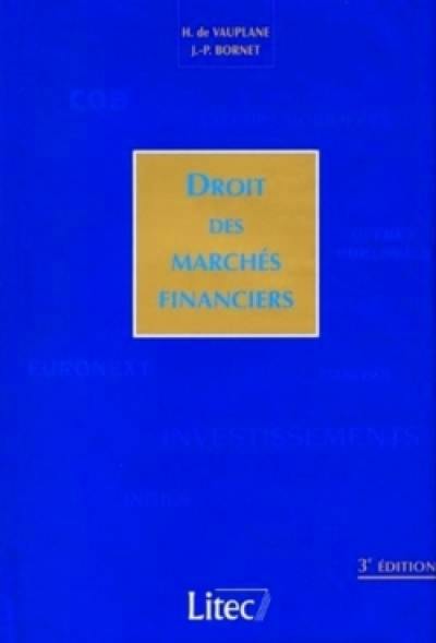 Droit des marchés financiers