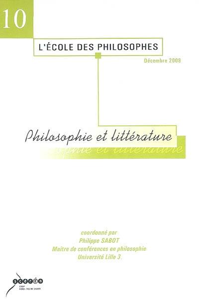 Philosophie et littérature