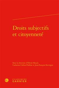 Droits subjectifs et citoyenneté