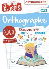 Orthographe CE1